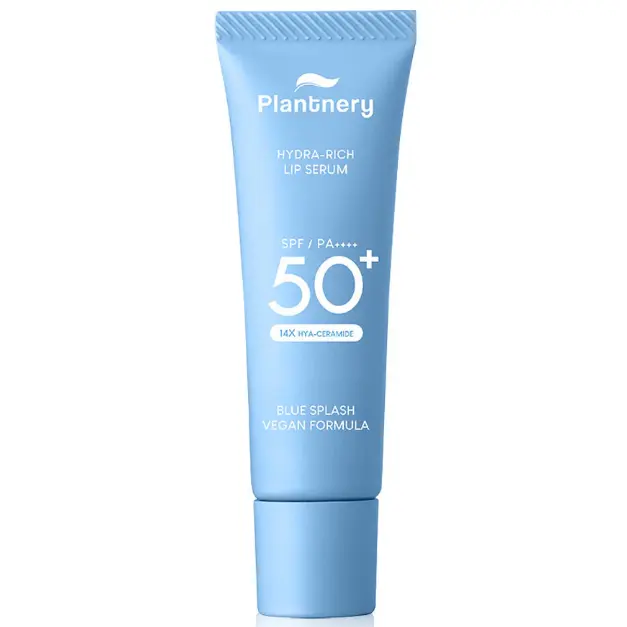 Plantnery - Hydra-Rich Blue Splash 14X Hya-Ceramide Deep Moist UV Vegan Lip Serum 10g.