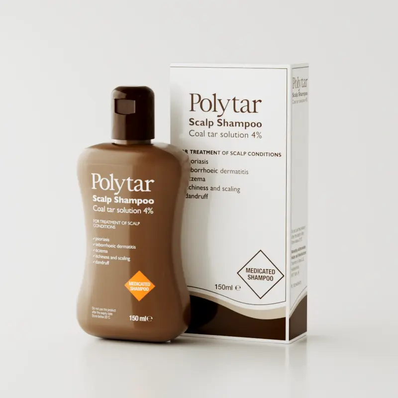 Polytar Scalp Shampoo Coal Tar Solution 4% – 150ml