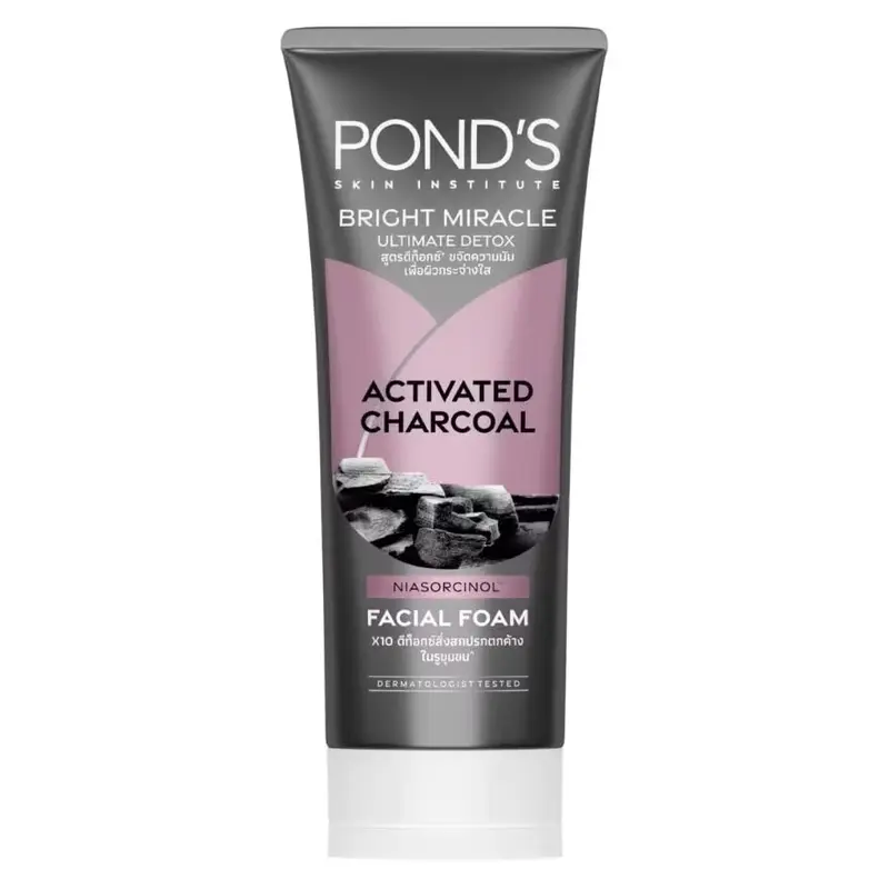 Pond's - Bright Miracle Ultimate Detox Activated Charcoal Facial Foam 90g.