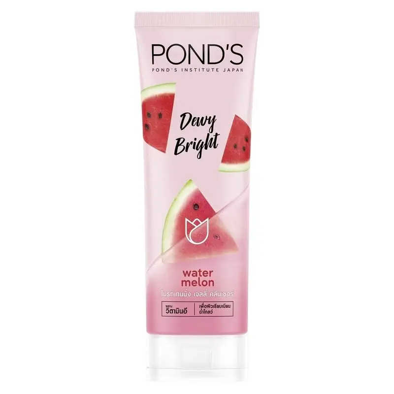 Pond's - Dewy Bright Watermelon Jelly Cleanser Face Wash 100g.