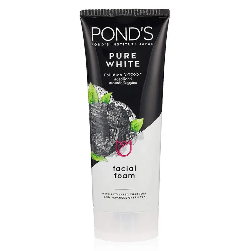 Pond's - Pure White Facial Foam Charcoal Black 100g.