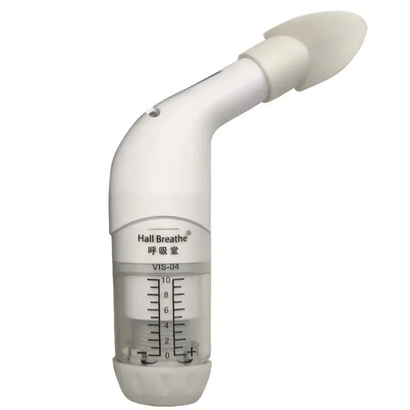 Portable Breathing Trainer VIS-04 Mouthpiece Lung Function Improvement Spirometer COPD Breath Exerciser Physiotherapy Aid