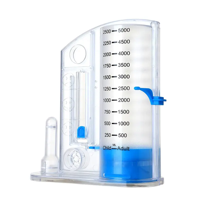 Portable Lung Function Exerciser VIS-01 - Child (2500ml) / Adult (5000ml) Breathing Trainer
