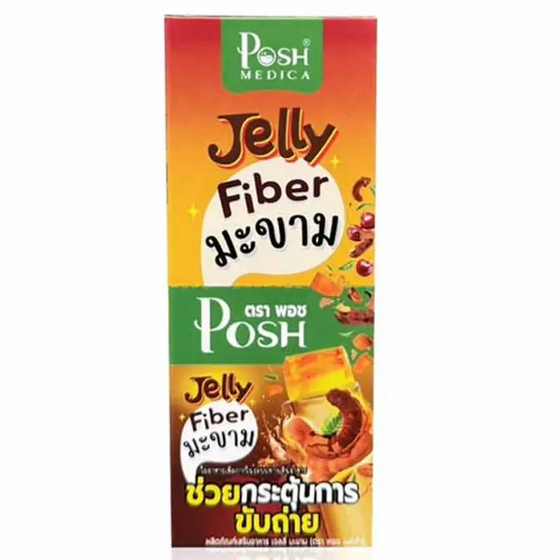 Posh Medica - Jelly Fiber Tamarind 28g. (Pack of 6 sachets)