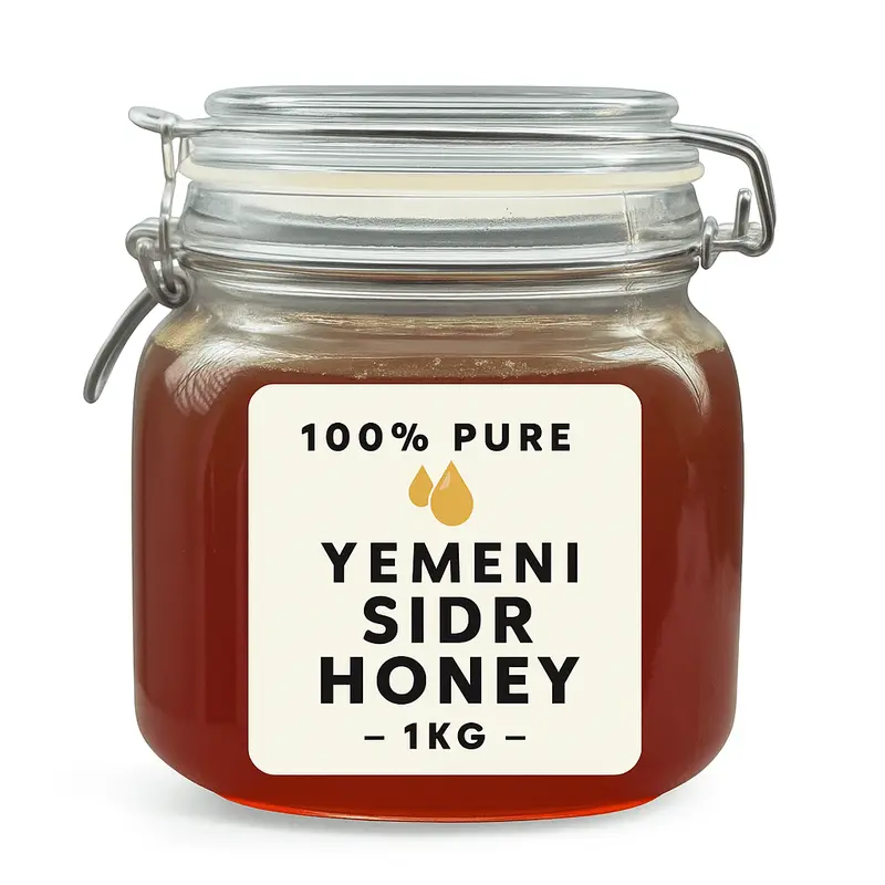 Premium Yemeni Sidr Honey 1kg | 100% Pure, Raw & Wild Harvested