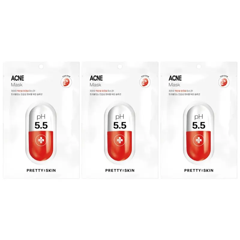 Pretty Skin - Acne Capsule Mask 25g. (Pack of 3)