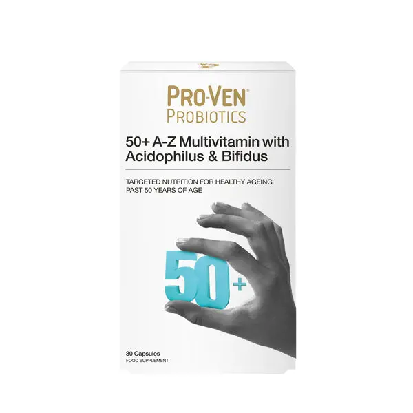 ProVen 50+ A-Z Multivitamin with Acidophilus & Bifidus - 30 Capsules