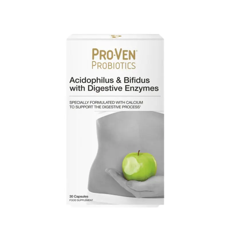 ProVen Acidophilus & Bifidus with Digestive Enzymes - 30 Capsules
