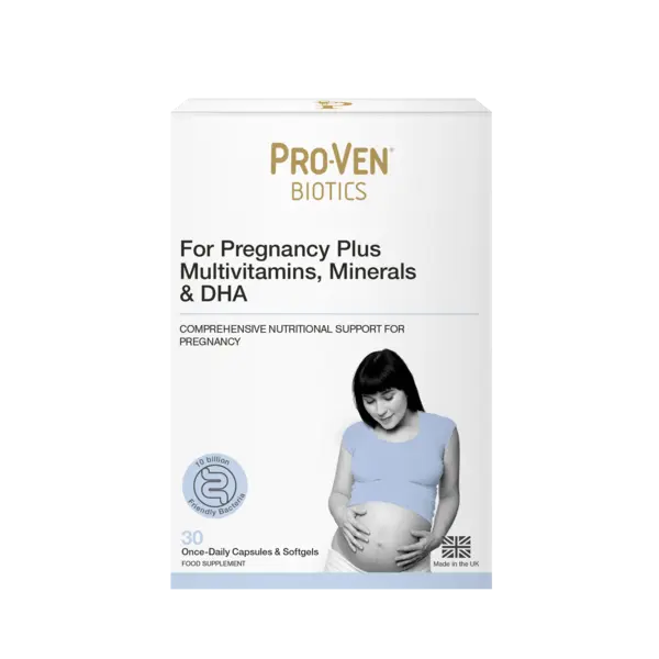 ProVen Lactobacillus & Bifidus for Pregnancy Plus Multivitamins, Minerals & DHA - 30 Capsules + 30 Softgels