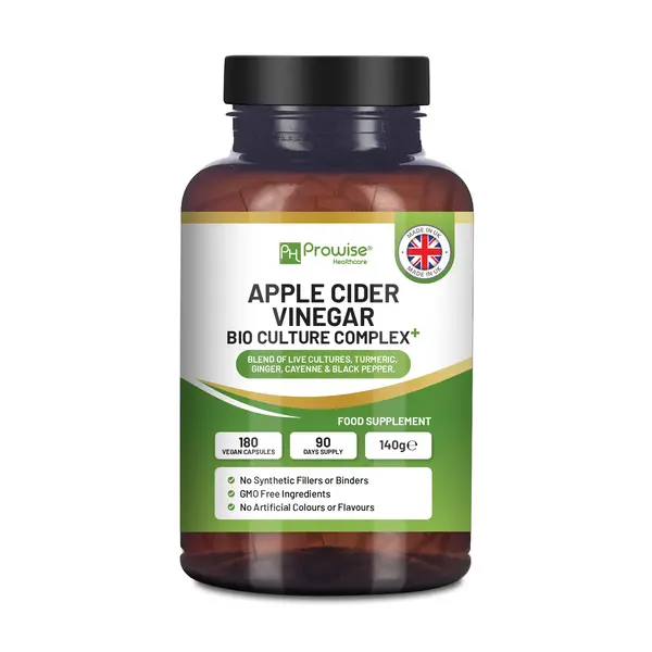 Prowise Apple Cider Vinegar with Bio Cultures Complex 1300mg 180 caps