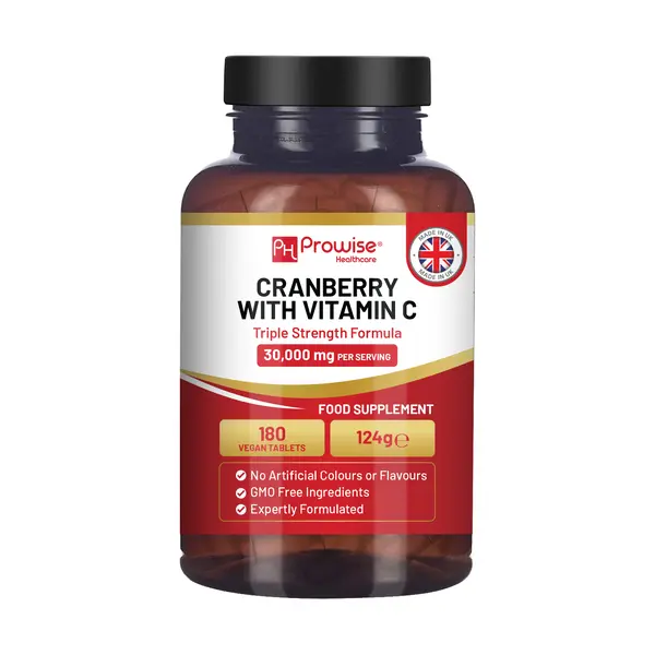 Prowise Triple Strength Cranberry 30,000mg with Vitamin C - 180 Tabs