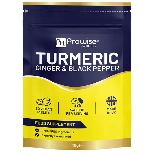 Prowise Turmeric 5400mg Tablets with Black Pepper & Ginger