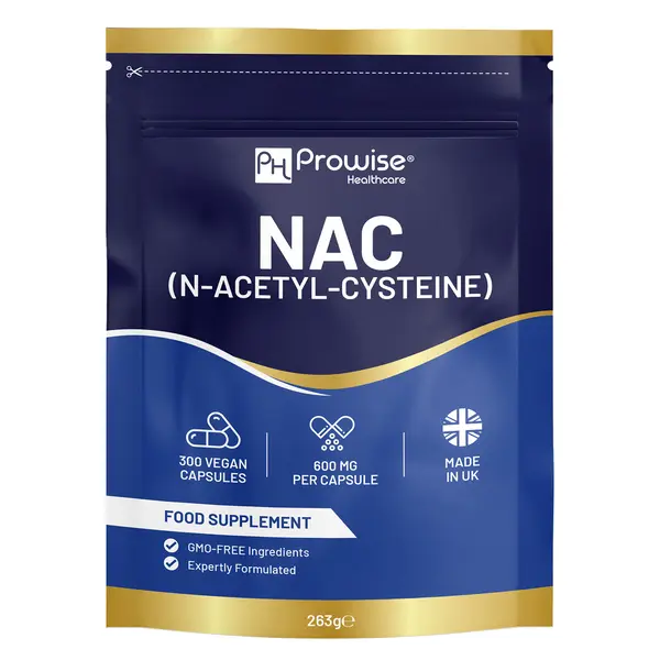 Prowise Vegan N-Acetyl-Cysteine (NAC) Nutritional Supplements 600mg
