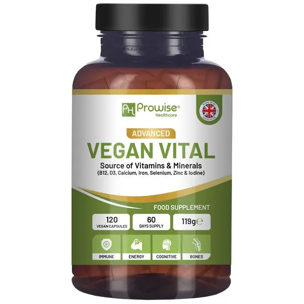 Prowise Vegan Vital Multivitamins and Minerals | 120 Vegan Multivitamin Capsule
