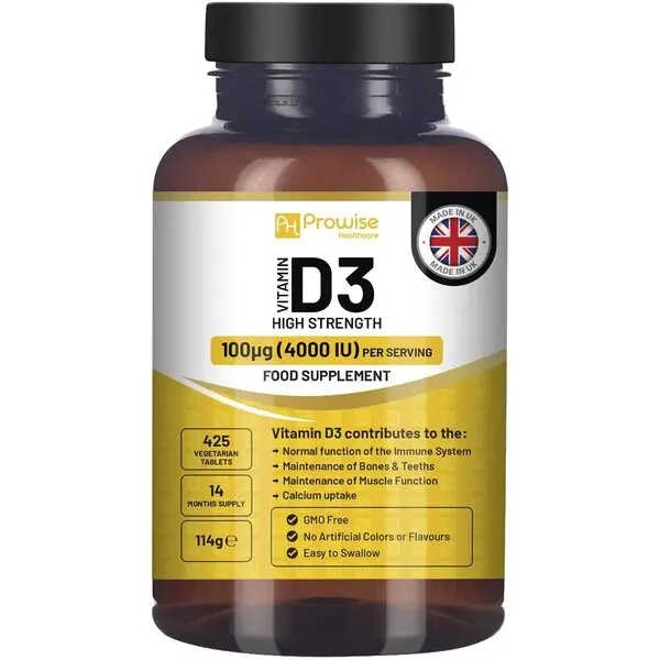 Prowise Vitamin D3 4000IU 425 Tablets (14 Months Supply)
