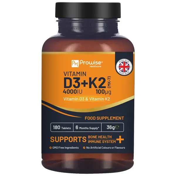 Prowise Vitamin D3 4000IU & K2 MK7 100μg 180 tabs (6 Months Supply)