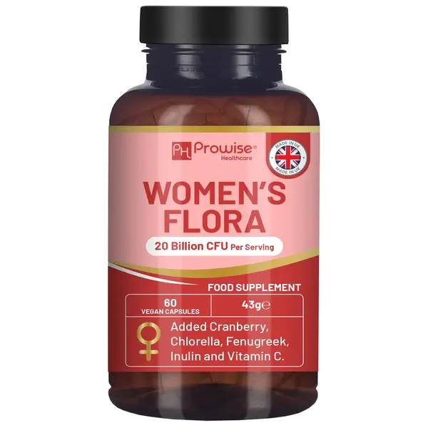 Prowise Women’s Flora 20 Billion CFU - 60 Capsules with 15000mg Cranberry