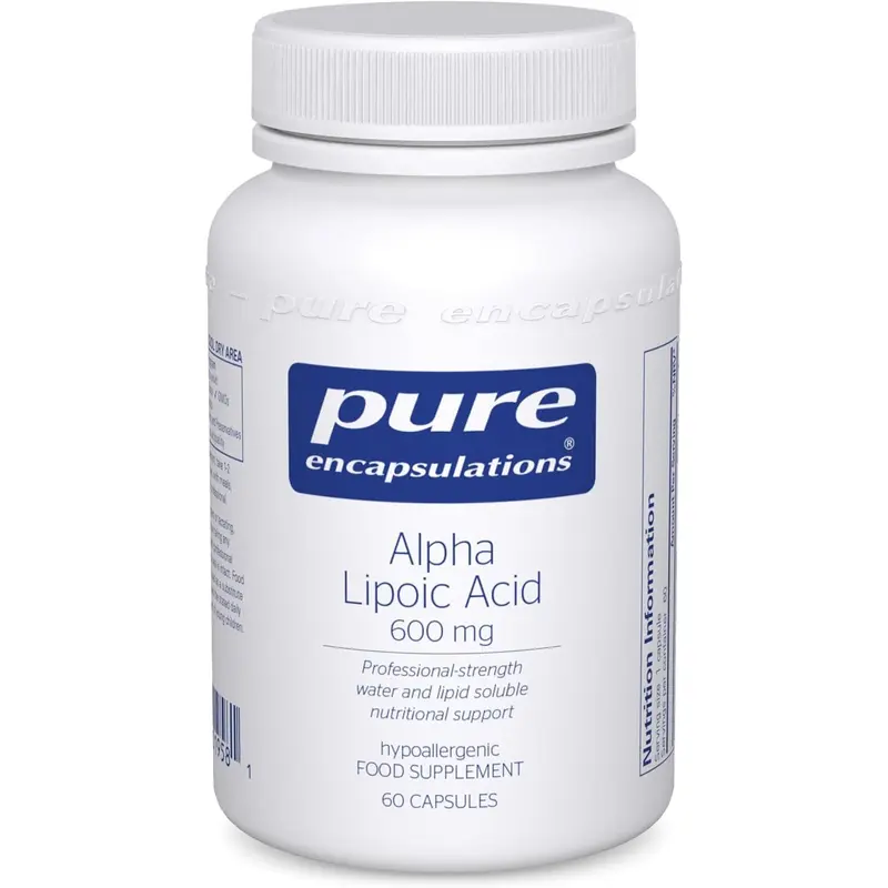 Pure Encapsulations Alpha Lipoic Acid 600 mg 60 Capsules