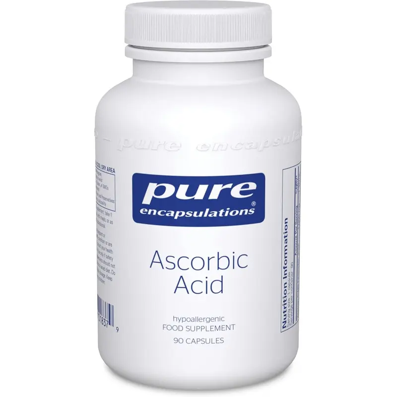 Pure Encapsulations Ascorbic Acid 90 Capsules