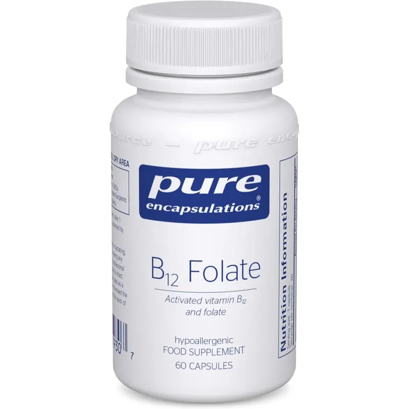 Pure Encapsulations B12 Folate 60 Capsules