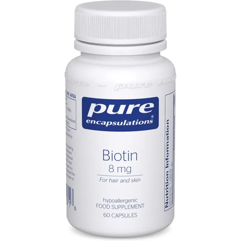 Pure Encapsulations Biotin 8 mg 60 Capsules