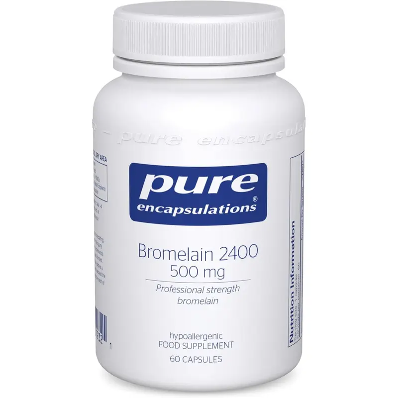 Pure Encapsulations Bromelain 2,400 500 mg 60 Capsules