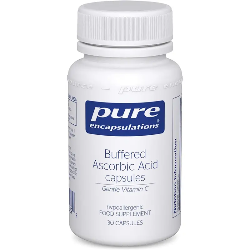 Pure Encapsulations Buffered Ascorbic Acid 30 Capsules
