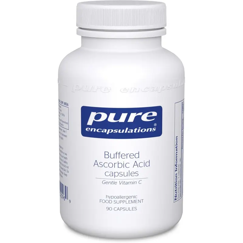 Pure Encapsulations Buffered Ascorbic Acid 90 Capsules