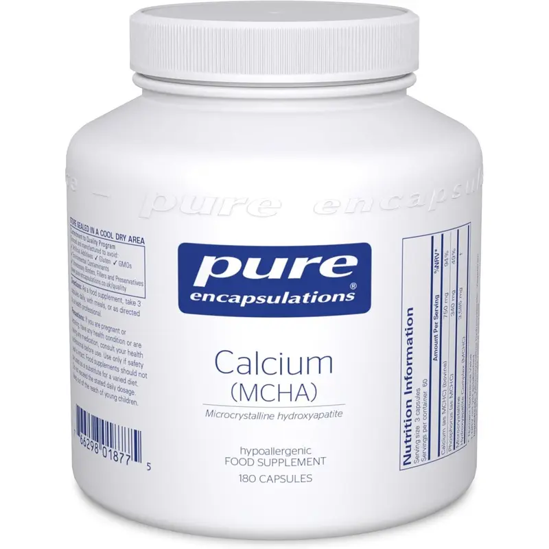 Pure Encapsulations Calcium MCHA 180 Capsules