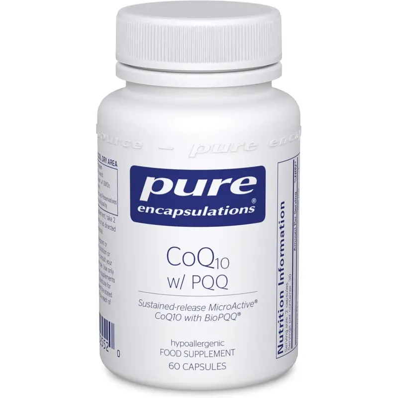 Pure Encapsulations CoQ10-SR with PQQ 60 Capsules