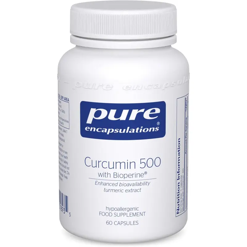 Pure Encapsulations Curcumin 500 with Bioperine® 60 Capsules