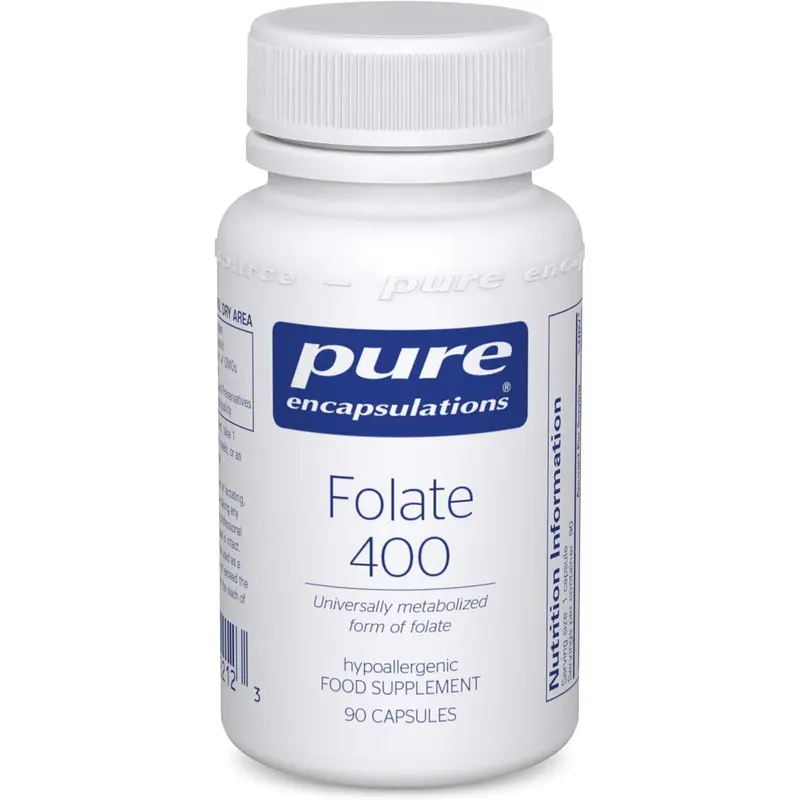 Pure Encapsulations Folate 400 90 Capsules