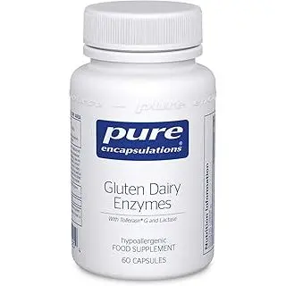 Pure Encapsulations Gluten Dairy Enzymes 60 Capsules