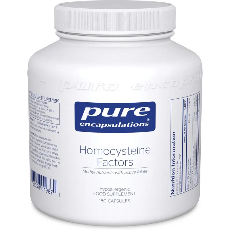 Pure Encapsulations Homocysteine Factors 180 Capsules