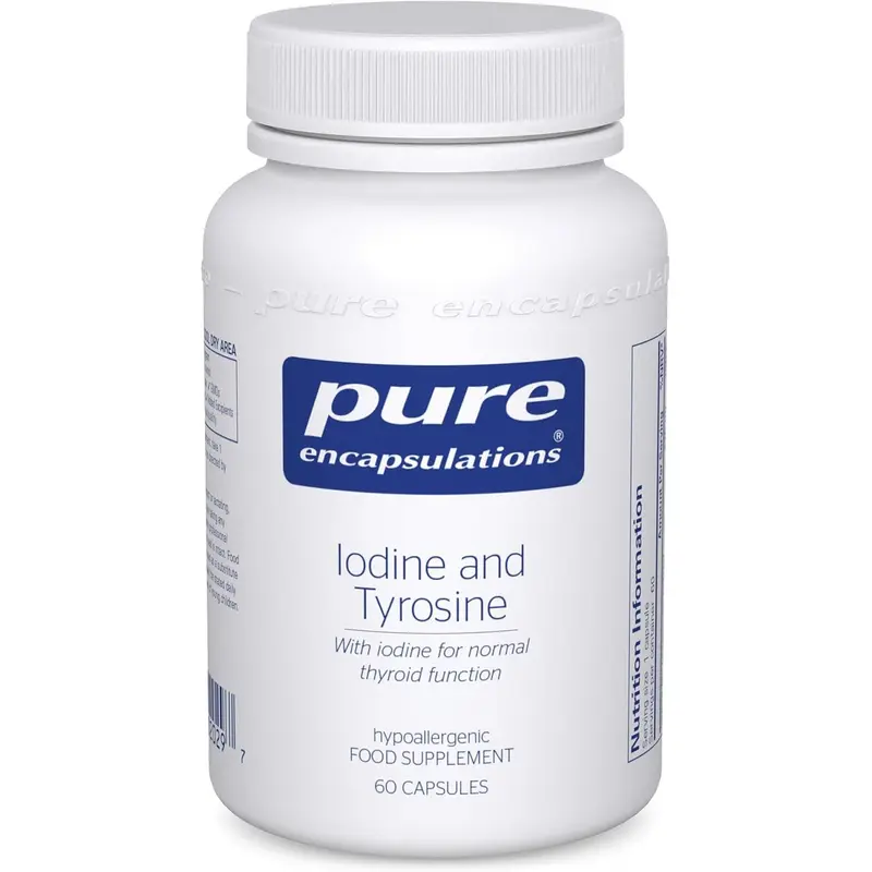 Pure Encapsulations Iodine & Tyrosine 60 Capsules