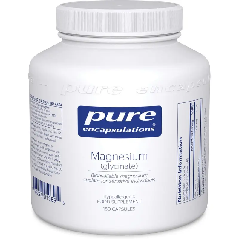 Pure Encapsulations Magnesium Glycinate 180 Capsules