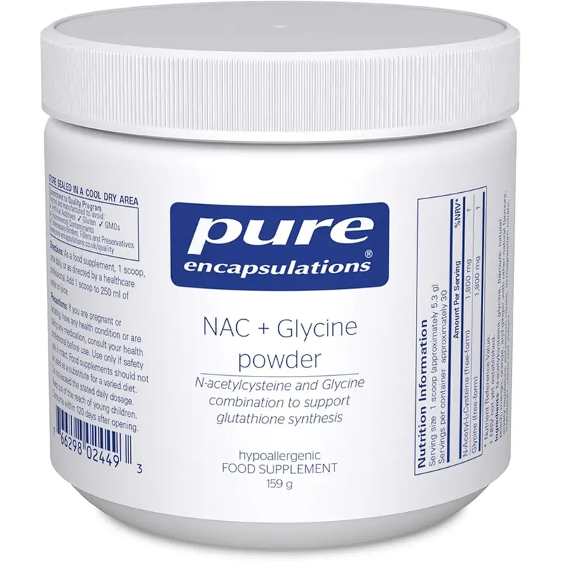 Pure Encapsulations NAC + Glycine Powder 159 g