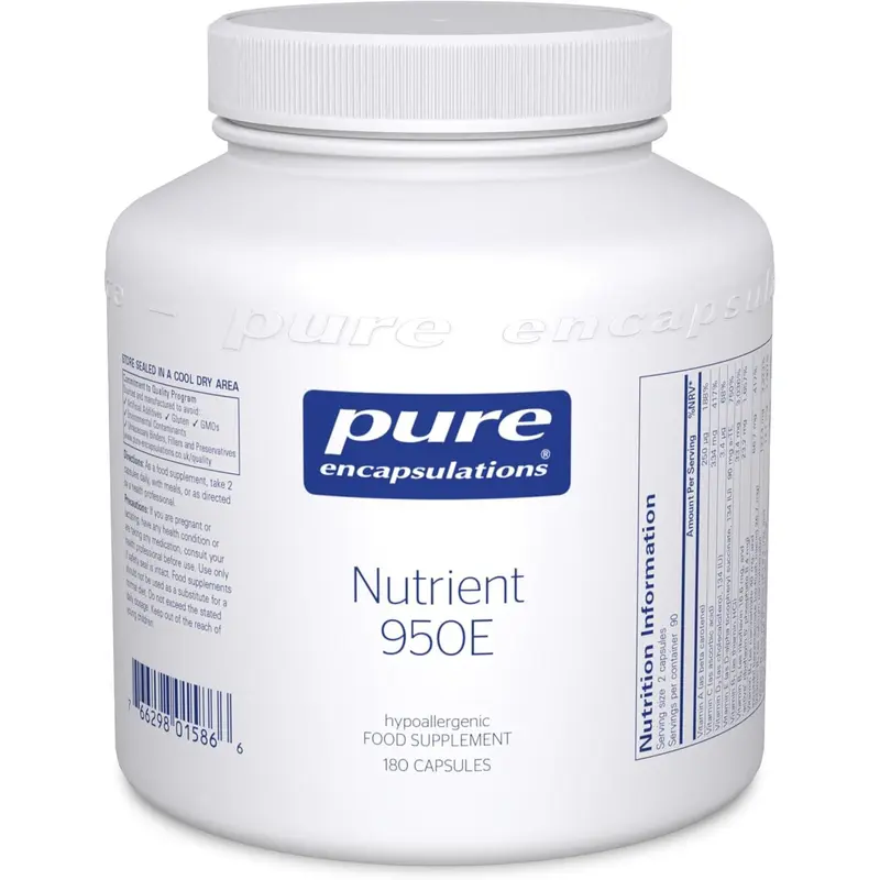 Pure Encapsulations Nutrient 950E 180 Capsules