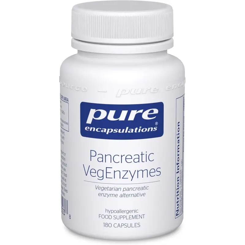 Pure Encapsulations Pancreatic VegEnzymes 180 Capsules