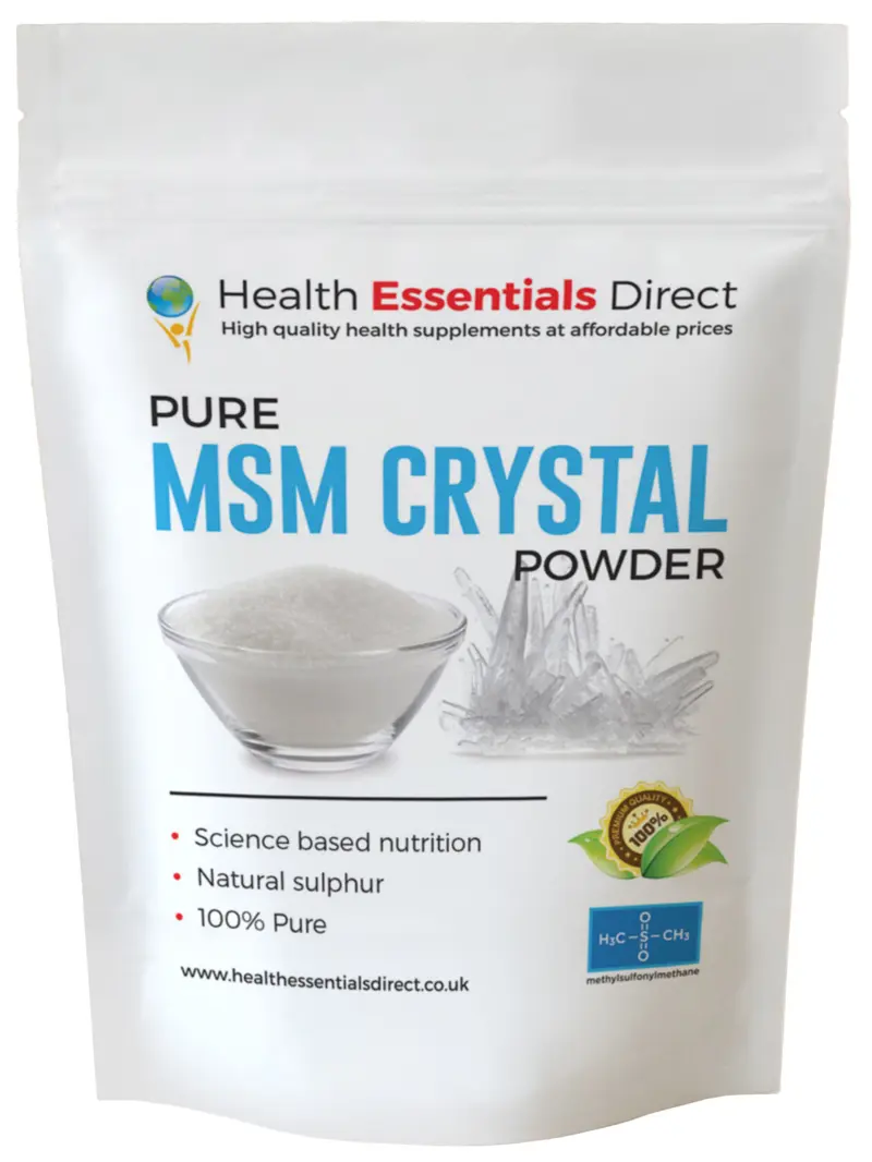 Pure MSM Crystal Powder (Known as Beauty Mineral)