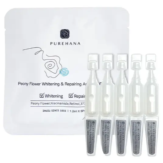Purehana - Peony Flower Whitening Repair Ampoule Essence (1.2ml x 5pcs)
