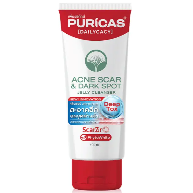 Puricas - Acne Scar & Dark Spot Jelly Cleanser 100ml.