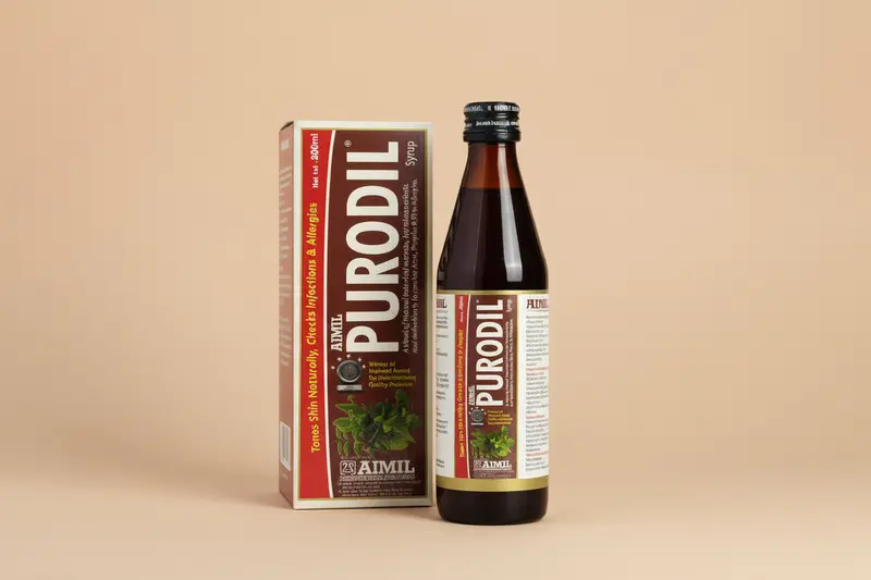 Purodil Syrup 200ml – Herbal Skin Support & Internal Detox Tonic | Acne & Blemish Care