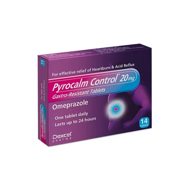 Pyrocalm Control 20mg Gastro-Resistant 14 Tablets (A)