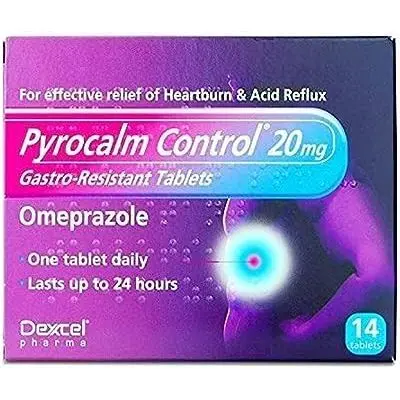 Pyrocalm Control Gastro-Resistant 20mg 14 Tablets