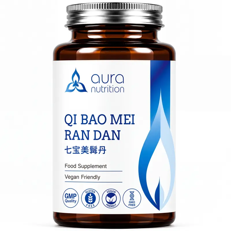 Qi Bao Mei Ran Dan (He Shou Wu / Fo Ti & Oxknee Root) - 60 tablets