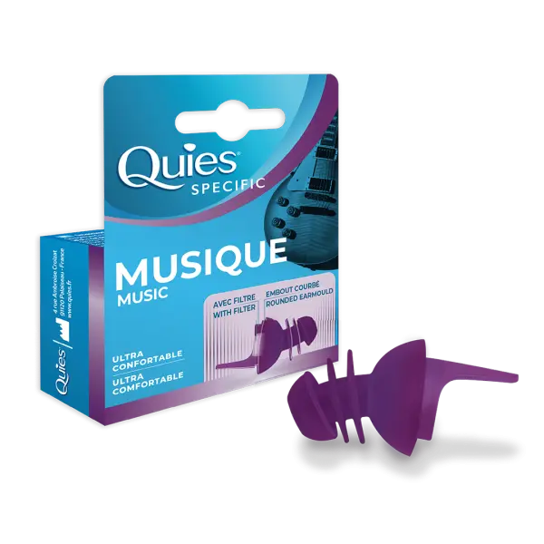 Quies Specific Music Earplugs with Filter 1 Pair