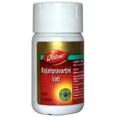Rajahpravartini Vati 60 Tablets for Amenorrhea , Oligomenorrhea and Dysmenorrhea