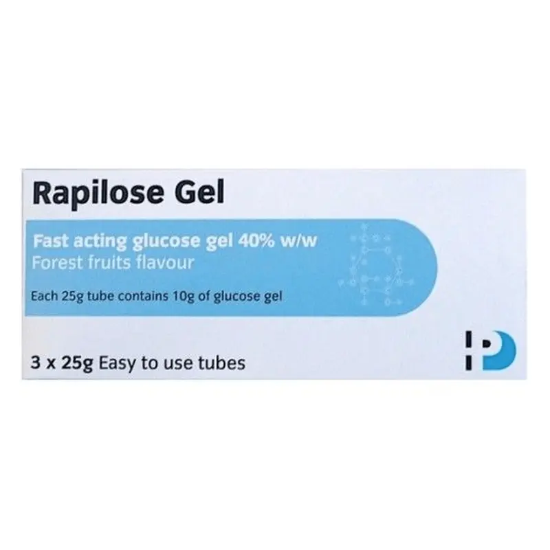 Rapilose Fast-Acting Glucose Gel 3x25g
