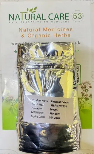 RATAN JOT ALKANET ALKANNA TINCTORIA RATANJOT RATANJYOT extract